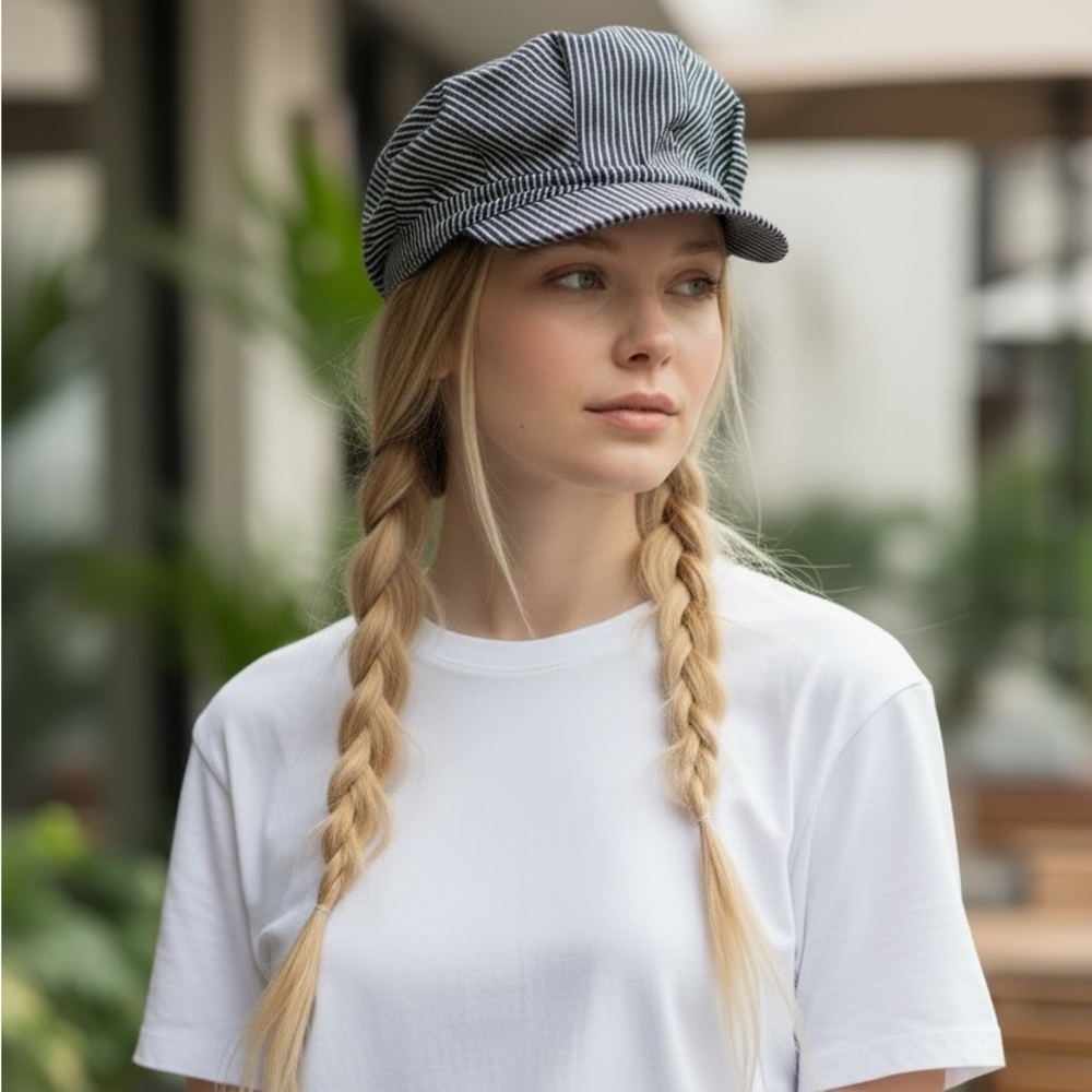 VTG Railroad Stripe SnapBack Hat